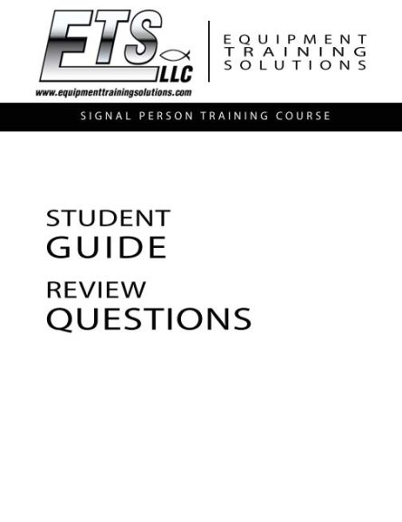 EN - Signal Person (SGP) - Review Questions