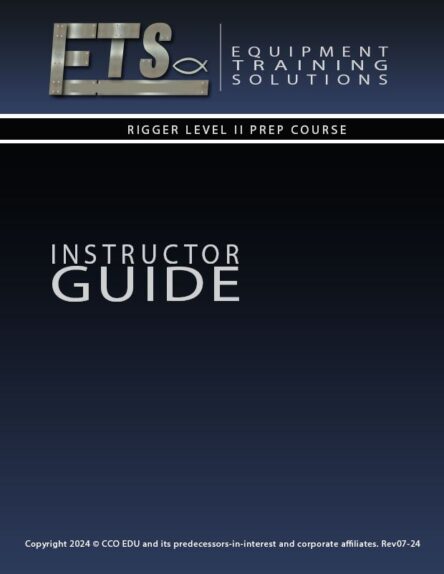 Aparejador Nivel II (RIG II) - Guía de Instructor