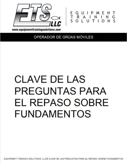 Grúas Móviles - Respuestas A Las Preguntas De Repaso