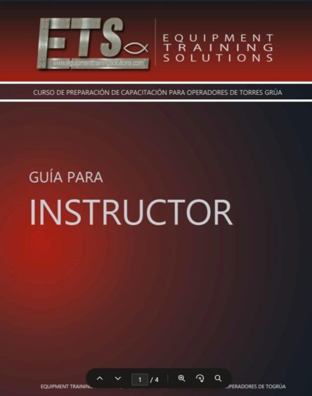 Grúas de Torre - Guía de Instructor